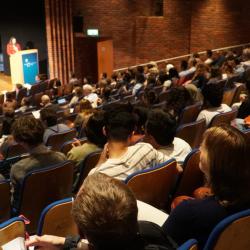 Picture of audiences at the Robinson College